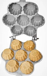Mini Muffinsform Maker Offen Torten Plätzchenmaschine Form 7 Plätzchen - Bild 1 von 10