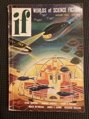 IF WORLDS of SCIENCE FICTION Magazine 1954 January Damon Knight - Image 1 of 4