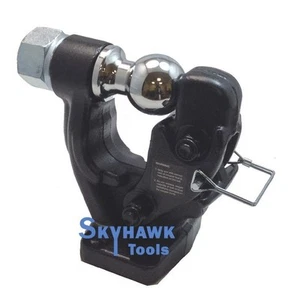 COMBO PINTLE HOOK 2" BALL TRAILER TRUCK HITCH TOWING 10,000 lbs Capacity - Bild 1 von 2