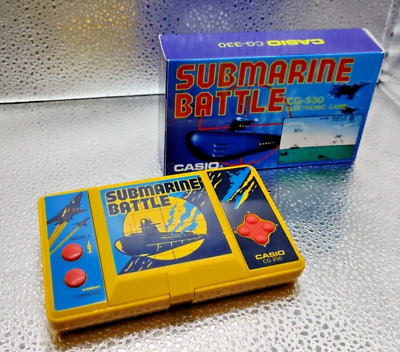 Casio Submarine Battle CG-330 Vintage LCD Electronic Game