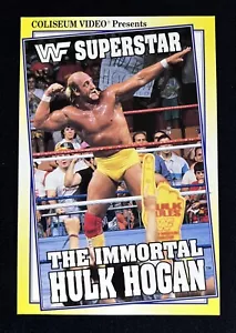 Cartolina HULK HOGAN WWF 1993 Colosseo Video Lotta Superstar - Foto 1 di 2