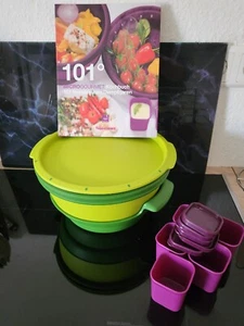 tupperware dampfgarer micro gourmet mit Kochbuch - Bild 1 von 3