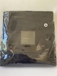 Restoration Hardware Silk Dupioni Drapery One Panel RP 50x96 Indigo Blue - Picture 1 of 6