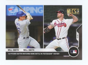 MLB Topps Now Will Smith #428 2020 nombre coincidente batalla Braves Dodgers NLCS/726 - Imagen 1 de 3