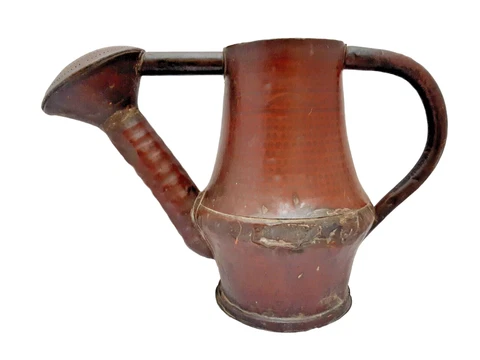Late 18th Century Antique French Rare Copper Watering Can Patina - Deco Garden Cover