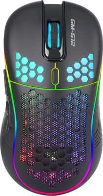 Programmable RGB Gaming Mouse 7Buttons 6400DPI USB Optical Wired Computer Laptop - Image 1 of 4