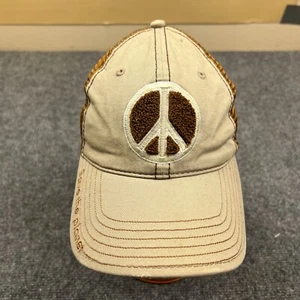 Cappello Hard Rock Cafe Orlando Save The Planet Peace Sign Berretto Adulto Regolabile Marrone - Foto 1 di 10