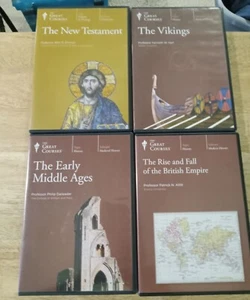 Teaching Company Great Courses DVDs Only - New Testament Vikings Middle Ages - Picture 1 of 2