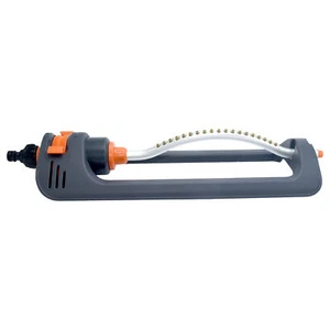 Oscillating Sprinkler with 19 Hole Brass Nozzles, Water Sprinkler for Lawn Cover - Picture 1 of 11