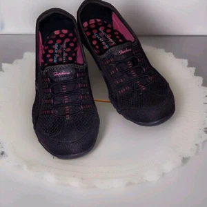 Skechers Biker-style Sneakers With Bungee Laces Size 6.5 - Picture 1 of 7