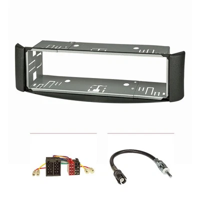 Radioblende Set passend für Smart fortwo 450 1998-2007 mit Metallschacht Antenne - Bild 1 von 4