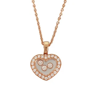 Chopard Happy Diamond 79A611-5201 Rose gold diamond Necklace - Picture 1 of 18