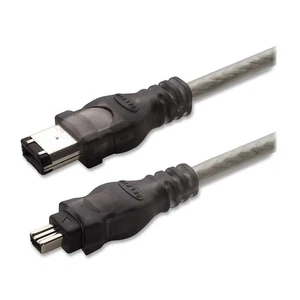 Cable Firewire de 6 pies 6 pines a 4 pines IEEE 1394 iLINK PC Mac 400 Mbps 4 pines a 6 pines - Imagen 1 de 1