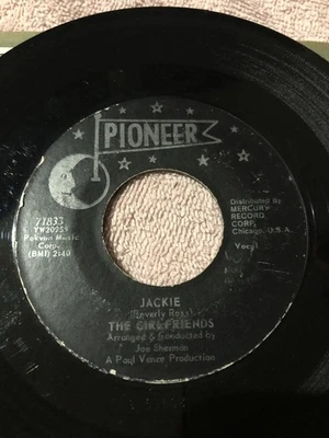 GIRLFRIENDS Jackie / Four Shy Girls 45 Doowop Pioneer 77833 VG - Image 1 of 2
