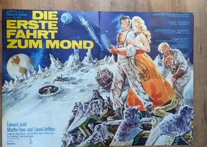 Die erste Fahrt zum Mond (1964)  - Plakat in A0 quer - Bild 1 von 1