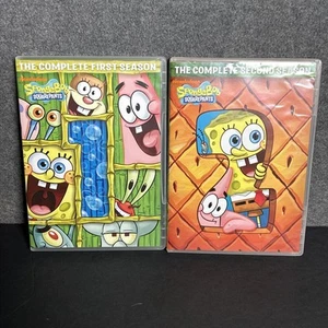 SpongeBob SquarePants DVDs The Complete 1st 2nd Season Nickelodeon - Imagen 1 de 4