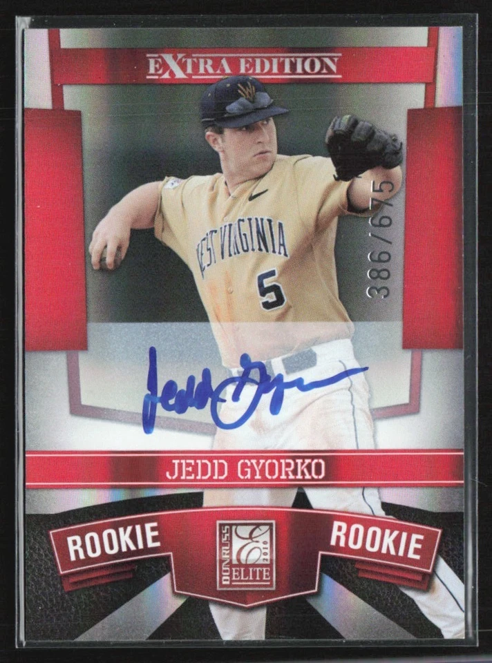 Jedd Gyorko 2010 Donruss Elite дополнительное издание с автографом /675 A #124 San Diego Padres - Изображение 1 из 3