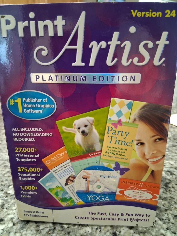 Rare Print Artist Platinum Edition Version 24  NEW Factory Sealed NOVA - Image 1 of 4