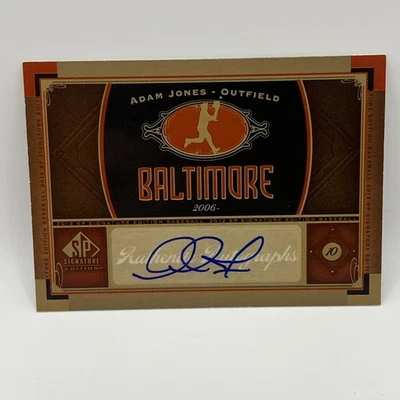 Upper Deck SP Signature Edition 2012 Adam Jones automático #4 BAL Foto 1 de 2