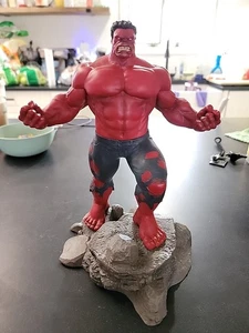 Statua statuina Marvel Gallery Red Hulk in PVC da 10 pollici senza scatola - Foto 1 di 4