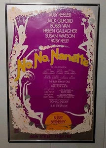 1st Edition Vintage 1977 "No No Nanette" Poster Broadway 46th St Theatre 14 x 22 - Picture 1 of 8