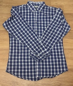 Camicia Wrangler Riata ragazzo manica lunga con bottoni blu a quadri taglia XXL nuova senza etichette - Foto 1 di 8