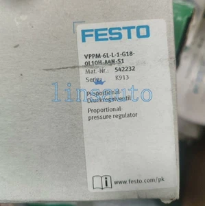 One FESTO VPPM-6L-L-1-G18-0L10H-A4N-S1 542232 Proportional Valve New - Picture 1 of 1