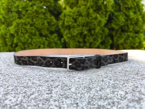 RAG & BONE Boyfriend Belt in Animal print brown black Suede M (33-37"/ 85-95 cm) - Picture 1 of 11