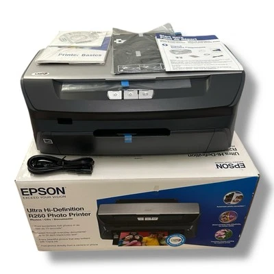 Epson Stylus Photo Ultra Hi-Definition R260 Digital Inkjet Printer New Open Box - Image 1 of 4