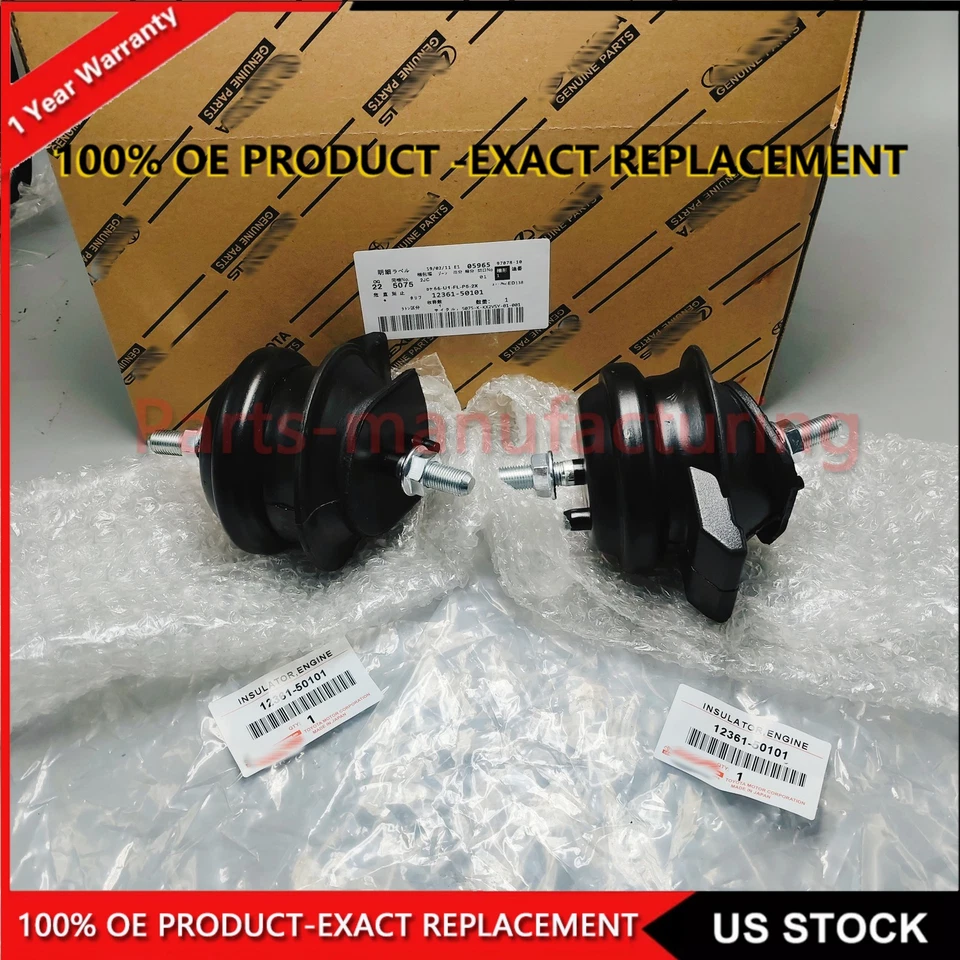 OEM NEW Front Left+Right Engine Mounting Insulator 12361-50101 Fits Lexus LS400 Foto 1 de 4