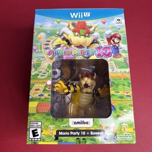 Brandneu - Mario Party 10 + Bowser Amiibo (Nintendo Wii U) Factory Sealed - Bild 1 von 7