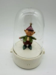 2008 Hallmark Keepsake Ornament Happy Tappers ELF W/Candy Cane Tested Working - Picture 1 of 6