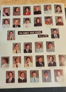 Vtg Lot 40+ Photos 1984 Jamesport, Mo Tri-County HS Senior Basketball Arts - Picture 1 of 14