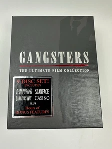 Gangsters The Ultimate Film Collection 9 DVD Box Set, Scarface, Casino & 2 more - Afbeelding 1 van 6