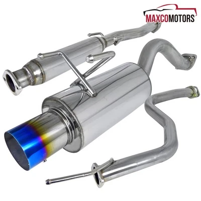 Catback Exhaust Fits 1992-1995 Honda Civic 3Dr Hatch Titanium Pipe EG Hatchback - Image 1 of 4