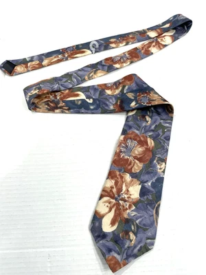 Vintage Hardy Amies London Silk Tie - Floral - Image 1 of 4