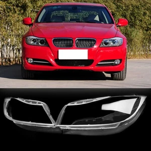 Xenon Headlight Headlamp Clear Lens Cover Pair Fit BMW 3 E90 E91 Sedan 2005-2012 - Picture 1 of 8
