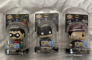 BATMAN, ROBIN, PENGUIN CLAMSHELL ORIGINAL PACKAGING 2025 SDCC FUNKO POP! GRAIL - Picture 1 of 1