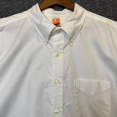 Camisa de Vestir Brooks Brothers Blanca 20/36 Ajuste Tradicional Cuello Abotonado EE. UU. Foto 1 de 4