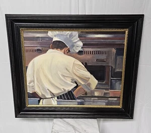 Fine Art Culinary Chef Oil Painting Canvas Kitchen Jeanne LaRae - Picture 1 of 14
