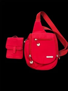 Travelon Anti-Diebstahl Crossbody Messenger Schulter Reisetasche verstellbar rot - Bild 1 von 6