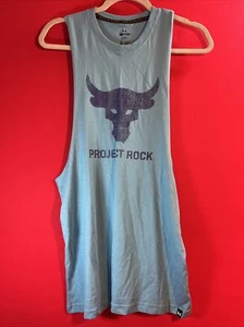 Under Armour Men's Sz S Project Rock Brahma Bull Tank Sleeveless "Cracked Bull" - Picture 1 of 4