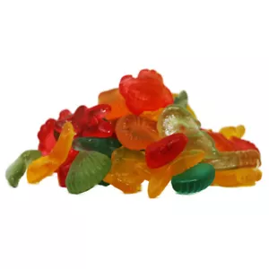 Fruchtgummi süsse Meerestiere ohne Zucker 4fach sotiert 300g - Bild 1 von 1