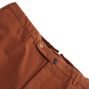 Incotex NWT Chinos / Casual Pants Size 56 (US 40) Regular Fit Doeskin in Orange - Picture 1 of 17