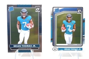 2024 Donruss Optic Brian Thomas Jr Retro #12 + Base #214 (2 Karten) - Bild 1 von 2