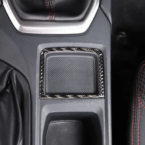 Carbon Fiber center Console Storage box Trim Sticker Fits Subaru WRX 2022-2024 - Foto 1 di 11