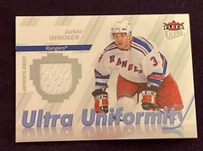2007-08 Fleer Ultra Ultra Uniformity Jarkko Immonen #U-JI Jersey