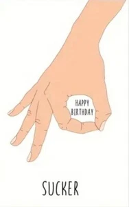 Divertida tarjeta de cumpleaños de humor para adultos para él/ella - Imagen 1 de 3