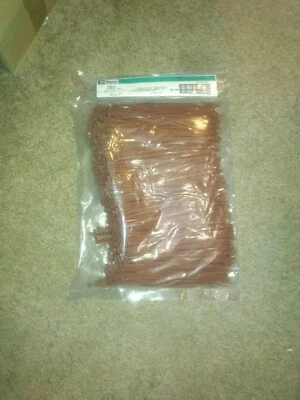 Qty. 1,000) 8" PANDUIT. Cable Ties, PLT2I-M1, TyRap, Brown. **CHEAP**