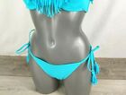 NEW Boux Avenue Turquoise Fiji String Side Brief Swimming Costume RRP £20